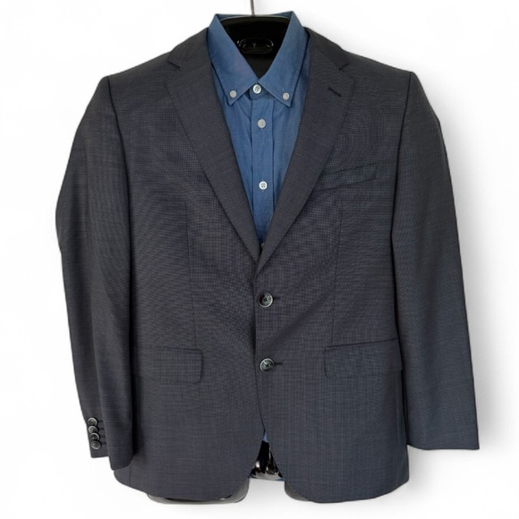Hugo Boss Super 100 Wool Blazer 36S Gray